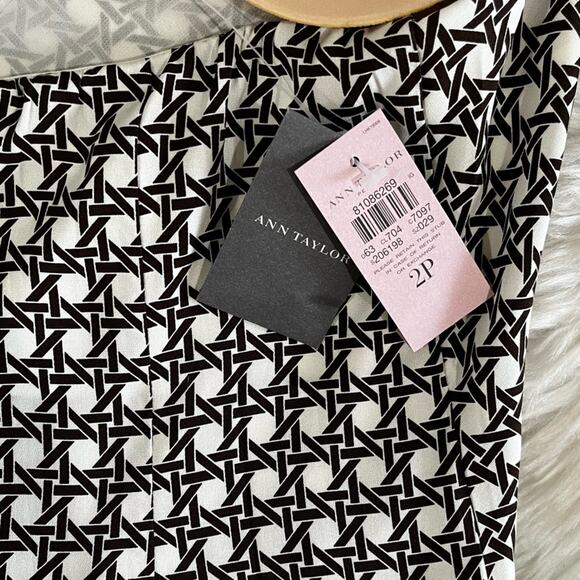 NEW Ann Taylor Silk Tailored Cowl Halter Fitted Multi-Way Blouse + Scarf 2P NWT - Picture 16 of 16